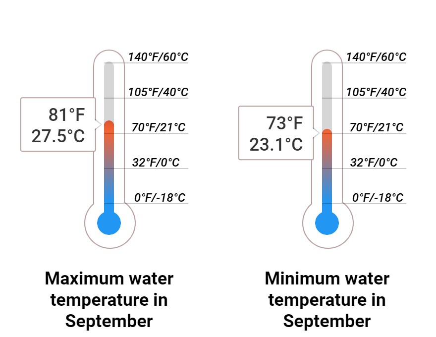 Average Sea temperature